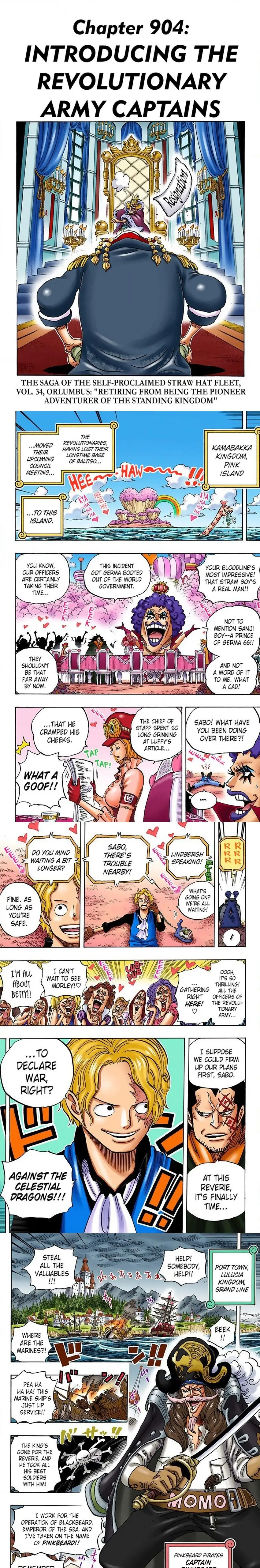 One Piece Digital Colored Chapter 904 image 1